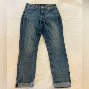 NYDJ Women’s Cropped Boyfriend Jeans, Size 6